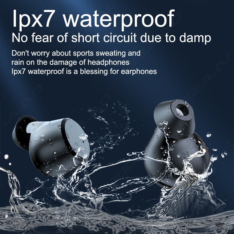 Wireless Bluetooth Earphones with 2500mAh Charging Box Touch Control TWS Headphones Waterproof Sports Earbuds Wireless Bluetooth Earphones with 2500mAh Charging Box Touch Control TWS Headphones Waterproof Sports Earbuds